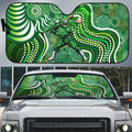 Melbourne Stars Auto Sun Shade Indigenous Dot Art Superhero Batter Tribal Pattern