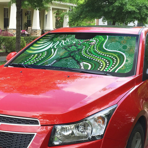 Melbourne Stars Auto Sun Shade Indigenous Dot Art Superhero Batter Tribal Pattern