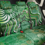 Melbourne Stars Back Car Seat Cover Indigenous Dot Art Superhero Batter Tribal Pattern