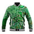 Melbourne Stars Baseball Jacket Indigenous Dot Art Superhero Batter Tribal Pattern