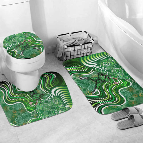 Melbourne Stars Bathroom Set Indigenous Dot Art Superhero Batter Tribal Pattern