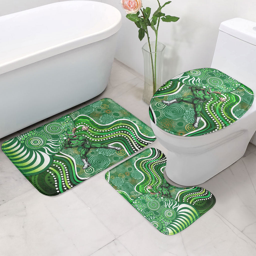 Melbourne Stars Bathroom Set Indigenous Dot Art Superhero Batter Tribal Pattern