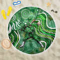 Melbourne Stars Beach Blanket Indigenous Dot Art Superhero Batter Tribal Pattern
