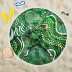 Melbourne Stars Beach Blanket Indigenous Dot Art Superhero Batter Tribal Pattern