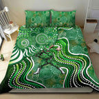Melbourne Stars Bedding Set Indigenous Dot Art Superhero Batter Tribal Pattern