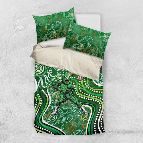 Melbourne Stars Bedding Set Indigenous Dot Art Superhero Batter Tribal Pattern