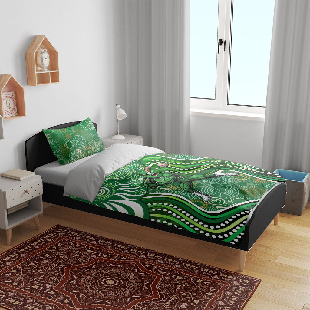 Melbourne Stars Bedding Set Indigenous Dot Art Superhero Batter Tribal Pattern