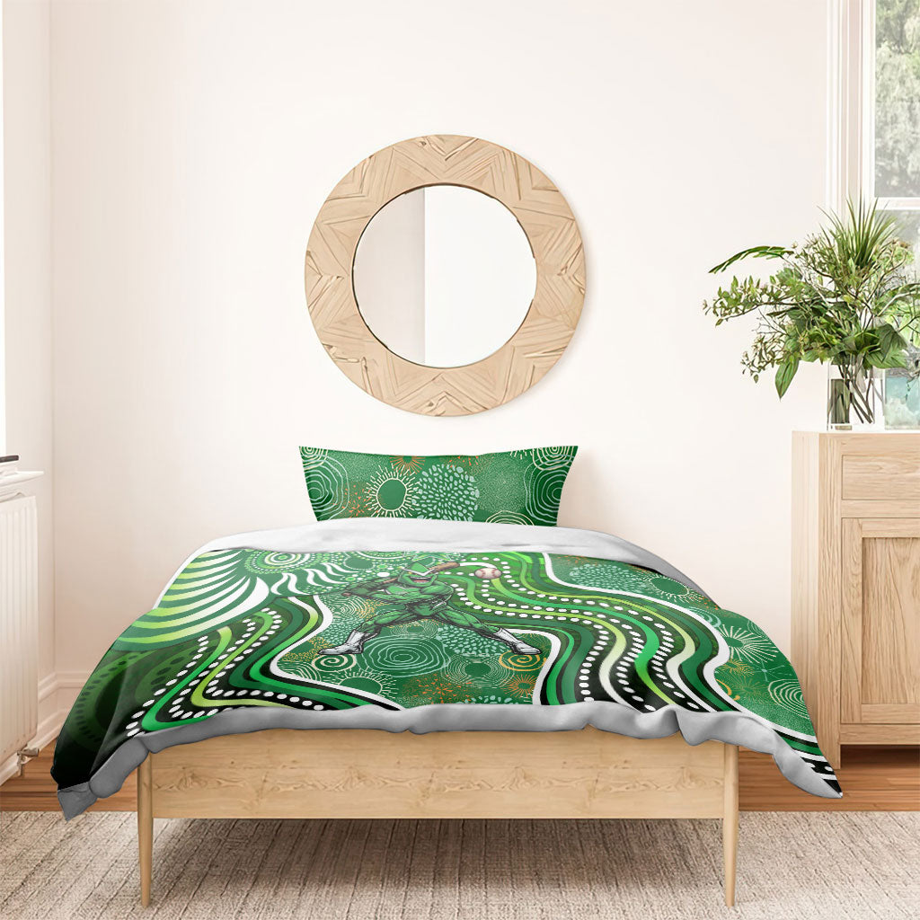 Melbourne Stars Bedding Set Indigenous Dot Art Superhero Batter Tribal Pattern