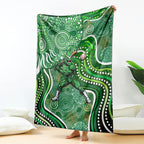 Melbourne Stars Blanket Indigenous Dot Art Superhero Batter Tribal Pattern