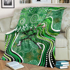 Melbourne Stars Blanket Indigenous Dot Art Superhero Batter Tribal Pattern