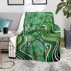 Melbourne Stars Blanket Indigenous Dot Art Superhero Batter Tribal Pattern