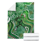 Melbourne Stars Blanket Indigenous Dot Art Superhero Batter Tribal Pattern