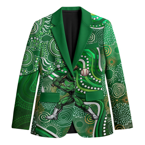 Melbourne Stars Blazer Indigenous Dot Art Superhero Batter Tribal Pattern