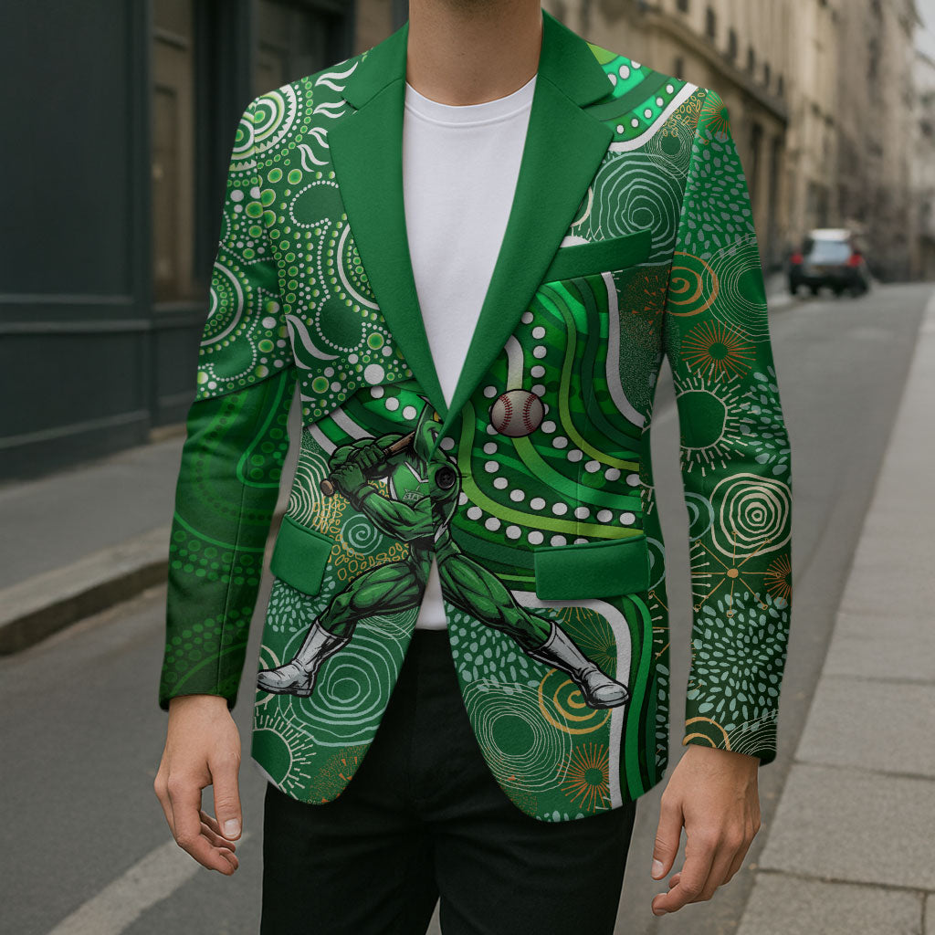 Melbourne Stars Blazer Indigenous Dot Art Superhero Batter Tribal Pattern