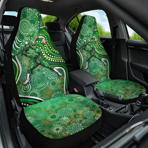 Melbourne Stars Car Seat Cover Indigenous Dot Art Superhero Batter Tribal Pattern