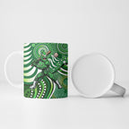 Melbourne Stars Ceramic Mug Indigenous Dot Art Superhero Batter Tribal Pattern
