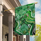 Melbourne Stars Garden Flag Indigenous Dot Art Superhero Batter Tribal Pattern