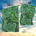 Melbourne Stars Garden Flag Indigenous Dot Art Superhero Batter Tribal Pattern