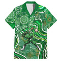 Melbourne Stars Hawaiian Shirt Indigenous Dot Art Superhero Batter Tribal Pattern