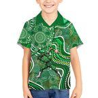 Melbourne Stars Hawaiian Shirt Indigenous Dot Art Superhero Batter Tribal Pattern