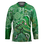 Melbourne Stars Hockey Jersey Indigenous Dot Art Superhero Batter Tribal Pattern
