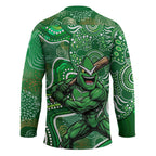 Melbourne Stars Hockey Jersey Indigenous Dot Art Superhero Batter Tribal Pattern