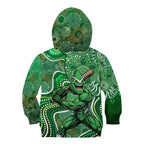 Melbourne Stars Kid Hoodie Indigenous Dot Art Superhero Batter Tribal Pattern