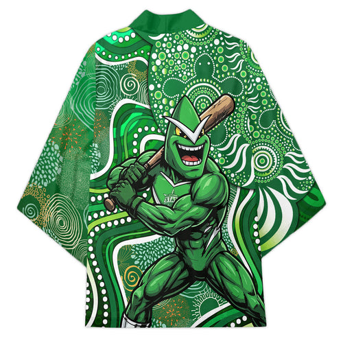 Melbourne Stars Kimono Indigenous Dot Art Superhero Batter Tribal Pattern