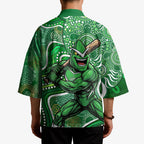 Melbourne Stars Kimono Indigenous Dot Art Superhero Batter Tribal Pattern