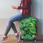 Melbourne Stars Luggage Cover Indigenous Dot Art Superhero Batter Tribal Pattern