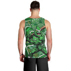 Melbourne Stars Men Tank Top Indigenous Dot Art Superhero Batter Tribal Pattern
