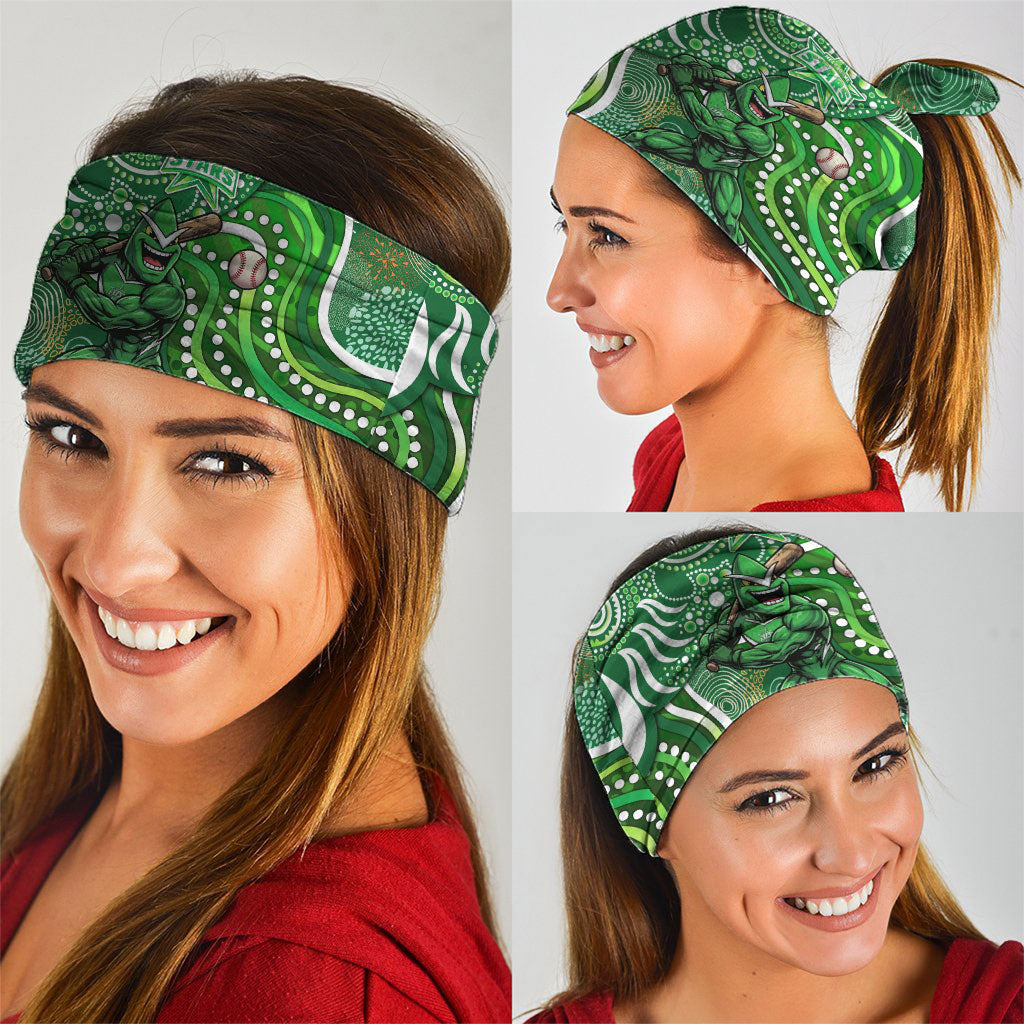 Melbourne Stars Neck Gaiter Indigenous Dot Art Superhero Batter Tribal Pattern