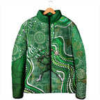 Melbourne Stars Padded Jacket Indigenous Dot Art Superhero Batter Tribal Pattern