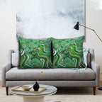 Melbourne Stars Pillow Cover Indigenous Dot Art Superhero Batter Tribal Pattern