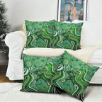 Melbourne Stars Pillow Cover Indigenous Dot Art Superhero Batter Tribal Pattern