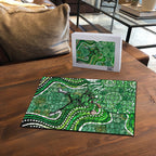 Melbourne Stars Puzzle Indigenous Dot Art Superhero Batter Tribal Pattern