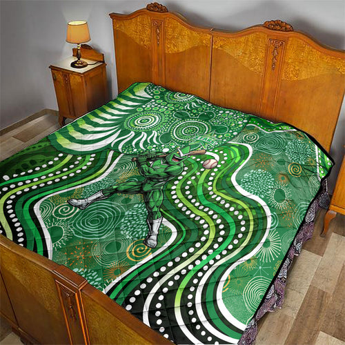 Melbourne Stars Quilt Indigenous Dot Art Superhero Batter Tribal Pattern