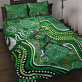Melbourne Stars Quilt Bed Set Indigenous Dot Art Superhero Batter Tribal Pattern