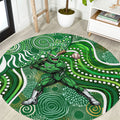 Melbourne Stars Round Carpet Indigenous Dot Art Superhero Batter Tribal Pattern