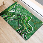 Melbourne Stars Rubber Doormat Indigenous Dot Art Superhero Batter Tribal Pattern