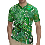 Melbourne Stars Rugby Jersey Indigenous Dot Art Superhero Batter Tribal Pattern
