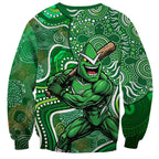Melbourne Stars Sweatshirt Indigenous Dot Art Superhero Batter Tribal Pattern