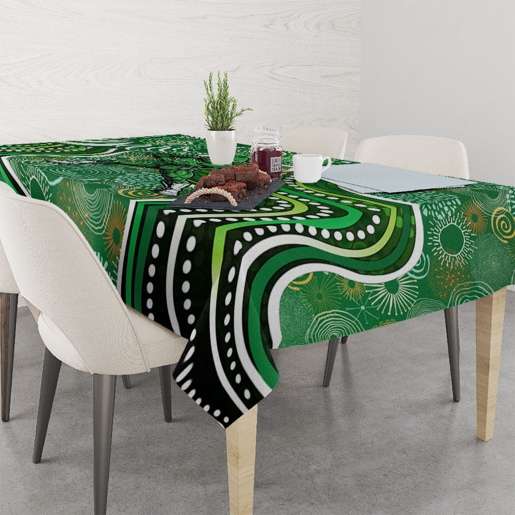 Melbourne Stars Tablecloth Indigenous Dot Art Superhero Batter Tribal Pattern