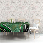 Melbourne Stars Tablecloth Indigenous Dot Art Superhero Batter Tribal Pattern