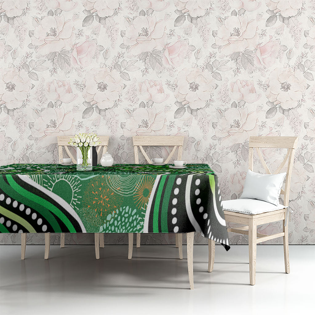 Melbourne Stars Tablecloth Indigenous Dot Art Superhero Batter Tribal Pattern