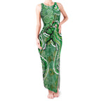 Melbourne Stars Tank Maxi Dress Indigenous Dot Art Superhero Batter Tribal Pattern
