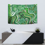 Melbourne Stars Tapestry Indigenous Dot Art Superhero Batter Tribal Pattern