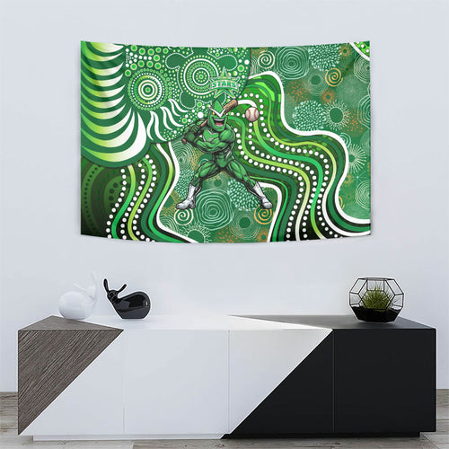 Melbourne Stars Tapestry Indigenous Dot Art Superhero Batter Tribal Pattern