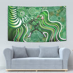 Melbourne Stars Tapestry Indigenous Dot Art Superhero Batter Tribal Pattern