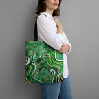 Melbourne Stars Tote Bag Indigenous Dot Art Superhero Batter Tribal Pattern